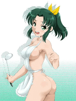 裸エプロン