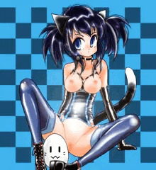 青黒ボンデジにゃんこさん