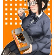 美味しそうに駅弁を食べる鉄JK