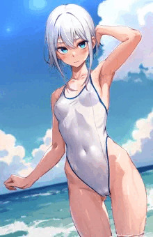 白水着