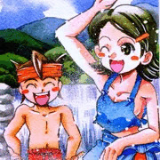 秘密の水浴び