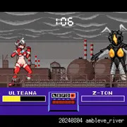ウルトラレディ・ティアナ　敗北噴乳