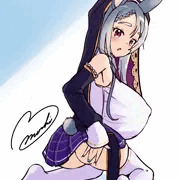 [らくがき]ウサ耳デカパイJKシスターちゃん