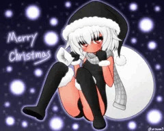 黒スクサンタ娘