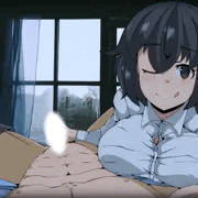 朝手コキ