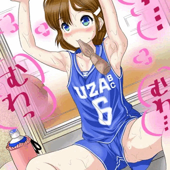 バスケ部ロリ少女のつるぺた汗蒸れ腋