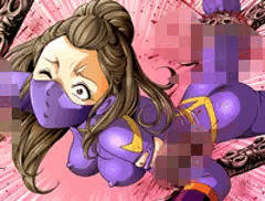 【R18G】触手怪物が女戦闘員を拘束串刺しレ〇プ！