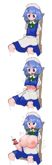 ふたなり膨乳咲夜さん落書き