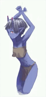 ないたあおおに