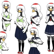 鶴さん脱ぎ脱ぎ