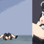 悪夢屋敷・無限牢獄　敵敗北エロシーン基本アニメーション13