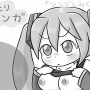 ミクさん四コマ　その２