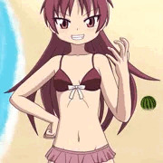 ビーチでハプニング杏子