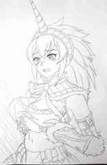 欲望の獣を狩るキリン娘さん。