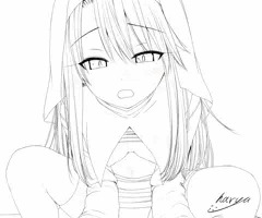 シスタークロエに懺悔を　線画