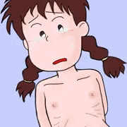 南小学校 おばあちゃん子のおんなのこ