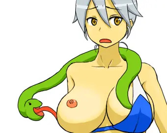 へびがペロペロ