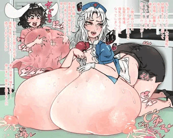 実験失敗永琳副乳乳牛化