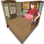 駄菓子屋さんの監視カメラ
