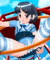 幼女が遊具で誘惑してくる絵