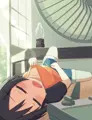 暑がるロリ