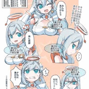 Vtuber遥花ナルさんの誕生日＆登録者千人突破お祝いイラスト！