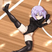 雫ゆかり露出開脚