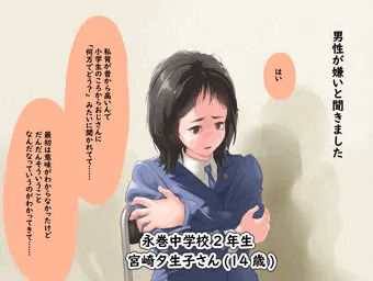 ロリにロリコンを否定されるだけの絵