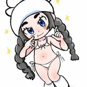 ポケモンのアンシャちゃんと落書き