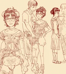 漫研JCちゃんに、最後の学園祭でコスプレしようとヲタ友として誘ったら、意気揚々と承諾するも、着てみたらすげーピチピチな上に「下の見せパンこれねｗｗｗ」と、アニメパンツはかされて流石にこれは『ヤベーやつ