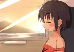 電車で無防備に寝てるロリ