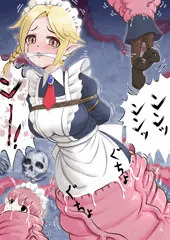 エルフメイドさん丸呑み