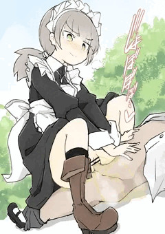 交尾中、当然のようにおしっこする新人メイド
