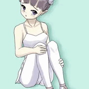 上目遣い