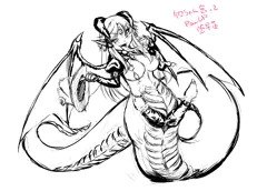 東方悪堕ち・蛇早苗さん丸呑み