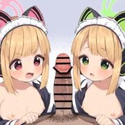 メイドミドモモにご奉仕してもらうえち絵