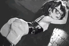 コルセットロリ鞭メガネ