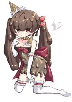 バレンタインなチョコスライムちゃん