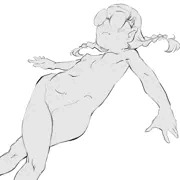 横たわる福ちゃん。