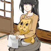 洗濯ものを干している人妻