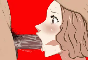 P5　奥村春イラマチオGIF