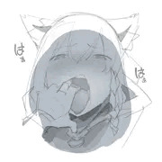 フブキちゃんお口チェック
