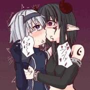 レズサキュのキス攻撃