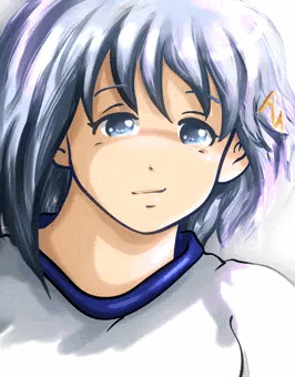 さやかの青ブルマ②