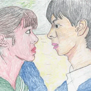 見つめあう二人