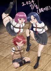 7月８日は縄の日なのでオーソドックスに制服女子緊縛