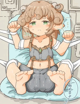 鍛冶師ノームの足裏メンテ