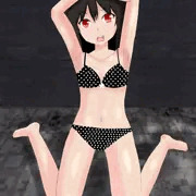 拘束した女の子に強制フェラ(差分あり）