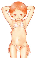 短髪ビキニ。