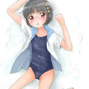 水着パーカー莉愛ちゃん